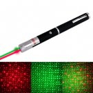 4mw 532nm + 650nm Green + Red 3 Mode Beam Gypsophila Pattern Laser Pointer Kit