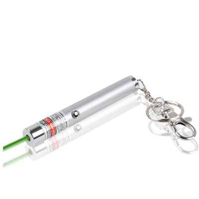 4mw Green Light Laser Pointer Pen with Keychains