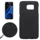 For Galaxy S7 Edge Black Fashionable Flash Powder Back Cover Case