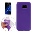 For Galaxy S7 Edge Purple PC Front Cover + TPU Back Cover Protective Case