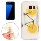 For Galaxy S7 Edge Lemon Pattern TPU Protective Case
