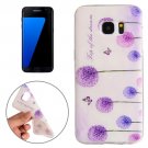 For Galaxy S7 Edge Dandelion Pattern TPU Protective Case