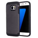 For Galaxy S7 Edge Black TPU + PC Armor Combination Case