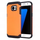 For Galaxy S7 Edge Orange TPU + PC Armor Combination Case