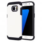 For Galaxy S7 Edge White TPU + PC Armor Combination Case
