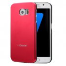 For Galaxy S7 Edge Red Heat Radiation Design Armor Metal + PC Protective Case