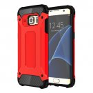 For Galaxy S7 Edge Red Tough Armor TPU + PC Combination Case