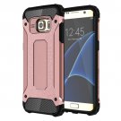 For Galaxy S7 Edge Rose Gold Tough Armor TPU + PC Combination Case