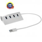 High Speed 5Gbps 4 Ports USB 3.0 HUB Portable Aluminum USB Splitter, Support 2TB