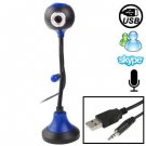 5.0 Mega Pixels USB 2.0 Driverless PC Camera / Webcam with MIC, Cable Length: 1.1m