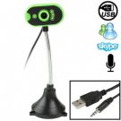 5.0 Mega Pixels USB 2.0 Driverless PC Camera / Webcam with MIC, Cable Length: 1.1m