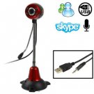 5.0 Mega Pixels USB 2.0 Driverless PC Camera / Webcam with MIC and 4 LED Lights