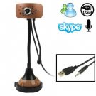 5.0 Mega Pixels USB 2.0 Driverless PC Camera / Webcam with MIC and 4 LED Lights
