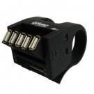 Ultra combo 5 Port USB 2.0 Clip-On Hub with Card Reader: SD/MMC,MS,TF，M2