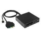 3.5 inch PCI-E to USB 3.0 Metal Internal Combo (4 Ports USB 3.0 HUB + All in 1 Card Reader)