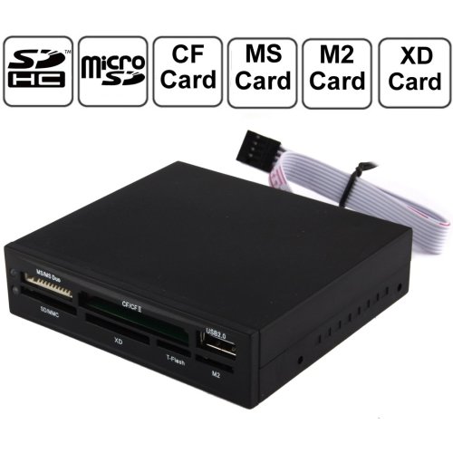 XD /SD /MMC /T-Flash /MS PRO Duo /CF /M2 Memory Card, USB 2.0 Embedded Card Reader