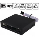 XD /SD /MMC /T-Flash /MS PRO Duo /CF /M2 Memory Card, USB 2.0 Embedded Card Reader