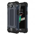 For LG K4 Navy Blue Tough Armor TPU + PC Combination Case