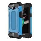 For LG K4 Blue Tough Armor TPU + PC Combination Case