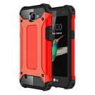 For LG K4 Red Tough Armor TPU + PC Combination Case