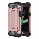 For LG K4 Rose Gold Tough Armor TPU + PC Combination Case
