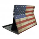 For iPad Air 2 / iPad 6 US Flag Pattern Horizontal Flip Leather Case with 3 Gears Holder
