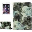 For iPad Air 2 360° Rotation Hankage Grape Leather Case with 3 Gears Holder