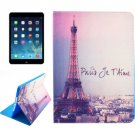For iPad Air 2 / iPad 6 Tower Pattern Smart Cover Leather Case with Holder & Card Slots