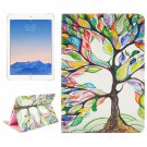 For iPad Air 2/iPad 6 Tree Pattern Leather Case with Holder & Card Slots & Wallet