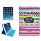 For iPad Mini 1/2/3 HAKUNA Pattern Protective PU Smart Cover Leather Case with Card Slot