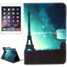 For iPad Mini 1/2/3 Eiffel Tower Pattern Flip Leather Case with Holder, Card Slots & Wallet