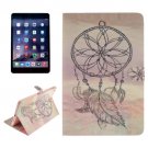 For iPad Mini 1/2/3 Windbell Pattern Leather Case with Holder, Card Slots & Wallet