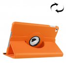 For iPad Mini 4 Orange Litchi Texture 360° Rotating Smart Leather Case with Holder