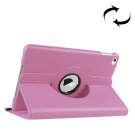 For iPad Mini 4 Pink Litchi Texture 360° Rotating Smart Leather Case with Holder