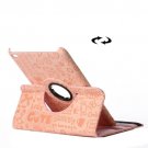 For iPad Mini 4 Orange Magic Girl Pattern 360° Rotating Smart Leather Case with Holder