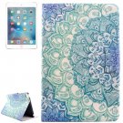 For iPad Mini 4 Flower Drawing Pattern Flip PC + PU Leather Case with Holder & Card Slots
