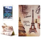 For iPad Mini 4 Eiffel Tower Pattern Horizontal Flip Leather Case with Holder