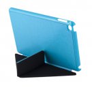 For iPad Mini 4 Blue Transformers Style Crazy Horse Smart Cover Leather Case with Holder