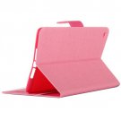 For iPad Mini 4 Pink Cross Shockproof Leather Case with Holder, Card Slots & Wallet