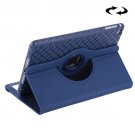 For iPad Mini 4 Dark Blue Denim Leather Case with 360° Rotation Holder, Card Slots & Wallet