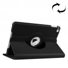 For iPad Mini 4 Black Litchi Texture 360° Rotating Smart Leather Case with Holder