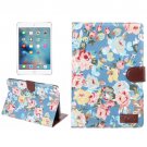 For iPad Mini 4 Peony Denim Texture Leather Case with Card Slots, Holder & Wallet