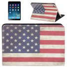 For iPad Mini 1/2/3 Retro USA Flag Style Leather Case with Holder