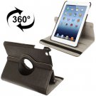 For iPad Mini 1/2/3 Coffee 360° Rotatable Litchi Texture Leather Case with Holder