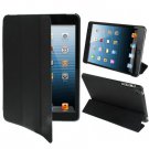 For iPad Mini 1/2/3 Black 3-fold Smart Cover PU Leather Case