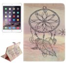 For iPad Air 2/iPad 6 Windbell Pattern Leather Case with Holder, Card Slots & Wallet
