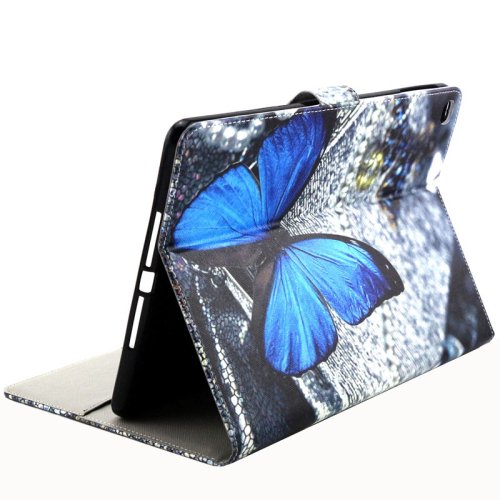 For iPad Air 2/iPad 6 butterfly Pattern Flip Leather Case with Holde,& Card Slots & Wallet
