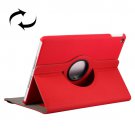 For iPad Air 2 Red 360° Rotation Denim Jean Flip Case with Holder