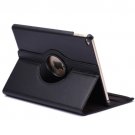 For iPad Air 2 Black 360° Rotation Litchi Texture Flip Leather Case with 2 Gears Holder