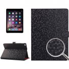 For iPad Air 2 Black Honeycomb Texture Leather Case with Holder